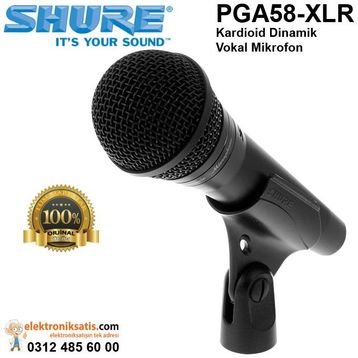 Shure PGA58 Kablolu Vokal Mikrofonu