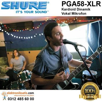 Shure PGA58 Kablolu Vokal Mikrofonu