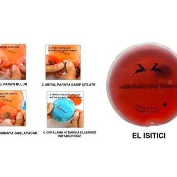 Sia Kırmızı Ceylan Pvc 9 cm Sıcak Su Torbası