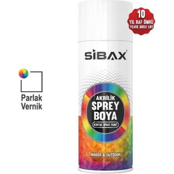 Sibax Parlak Vernik 400 ml Sprey Boya