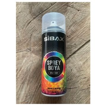 Sibax RAL 9005M Mat Siyah 400 ml Sprey Boya