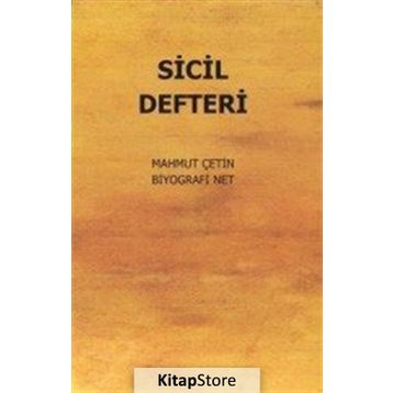 Sicil Defteri - Mahmut Çetin