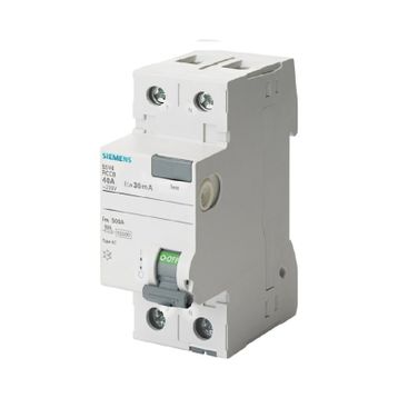 Siemens 2x40 A 300Ma Kaçak Akım Koruma Rölesi