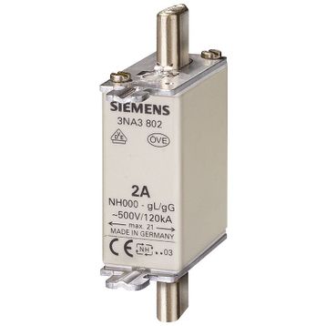 Siemens 3NA3810 Steatit Gövdeli NH-Bıçaklı 25A Sigorta