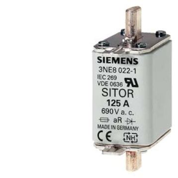 Siemens 3NE1022-0 00 Boy 125A Sitor Hızlı Sigorta