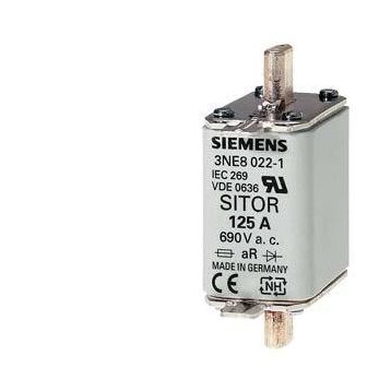 Siemens 3NE1022-0 00 Boy 125A Sitor Hızlı Sigorta