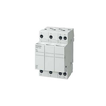 Siemens 3NW7333 20A 8x32 mm 3 Kutuplu Silindirik Kartuş Sigorta Yuvası