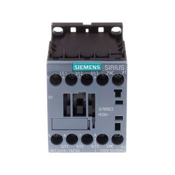 Siemens 3RT2015-1AF02 110V AC 3kW 7A 1NC Sirius Kontaktör