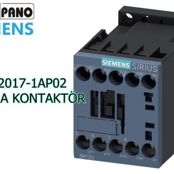 Siemens 3RT2017-1AP02 230V AC 1 NC 5.5kW S00 Kontaktör