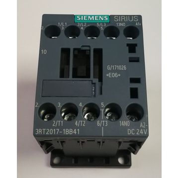 Siemens 3RT2017-1BB41 12,5A 1NO 24V DC Sirius Kontaktör