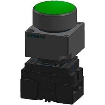 Siemens 3SB3 606-0AA41 Yeşil Buton
