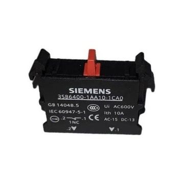 Siemens 3SB6400-1AA10-1CA0 1NC Monoblok Kontak Bloğu