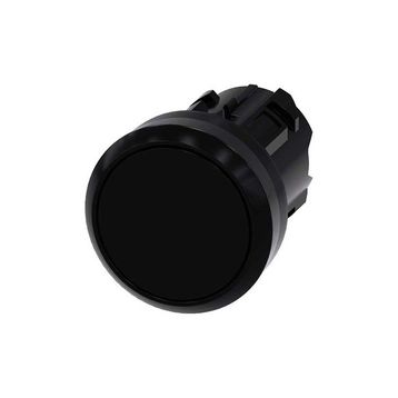 Siemens 3SU1000-0AB10-0AA0 Yay Dönüştü Plastik Siyah Buton Kafası