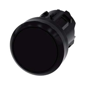 Siemens 3SU1000-0AB10-0AA0 Yay Dönüştü Plastik Siyah Buton Kafası