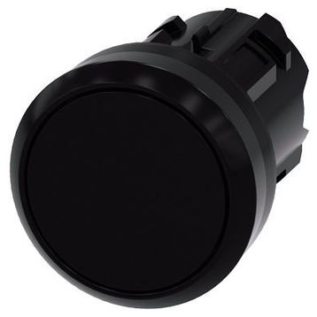 Siemens 3SU1000-0AB10-0AA0 Yay Dönüştü Plastik Siyah Buton Kafası