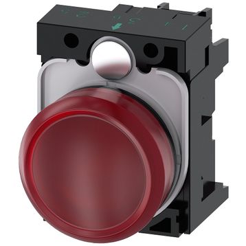 Siemens 3SU1102-6AA20-1AA0 Kırmızı Led Sinyal Lambası