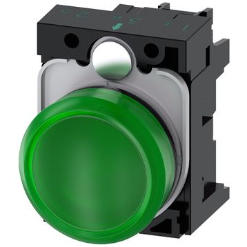 Siemens 3SU1102-6AA40-1AA0 Yeşil Led Sinyal Lambası