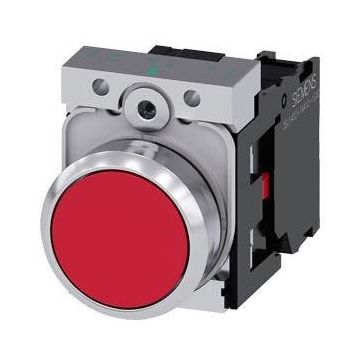 Siemens 3SU1150-0AB20-1CA0 1NC Komple Yay Dönüşlü Metal Kırmızı Buton