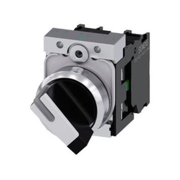 Siemens 3SU1150-2BF60-1MA0 1No 1NC 0-1 Işıklandırılabilir Kalıcı Metal Mandal Buton