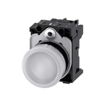 Siemens 3SU1152-6AA60-1AA0 24 AC/DC Metal Komple Ledli Yeşil Sinyal Lambası
