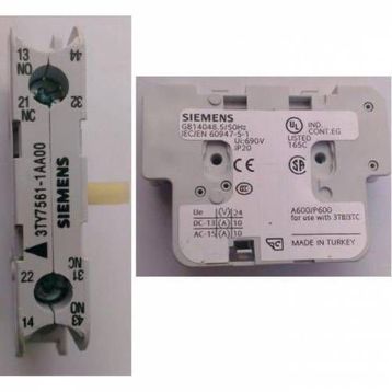 Siemens 3TY7561-1AA00 1 NO 1 NO Yedek Kontak Orjinal