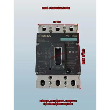Siemens 3VA1110-4EF36-0AA0 3x100 Amper 36 kA Kompakt Şalter
