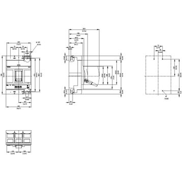 Siemens 3VA2510-5HL32-0AA0 Kompakt Şalter
