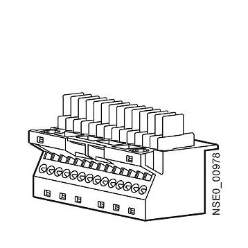 Siemens 3WA9111-0AB01 3WL Kumanda Devresi Prizi