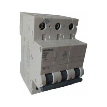 Siemens 3X20A C/6KA W Otomatik Sigorta