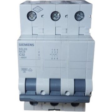 Siemens 3X32A C/6KA W Otomatik Sigorta