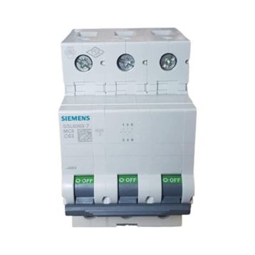 Siemens 3X63A C/6KA W Otomatik Sigorta