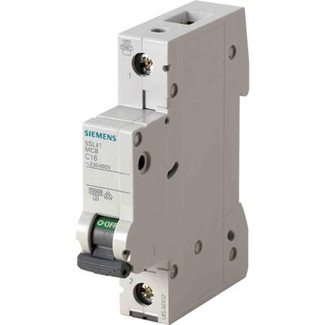 Siemens 5SL4103-7 1 Fazlı 3 Amper C Tipi Yavaş Karakterli 10kA Anahtarlı Otomatik Sigorta