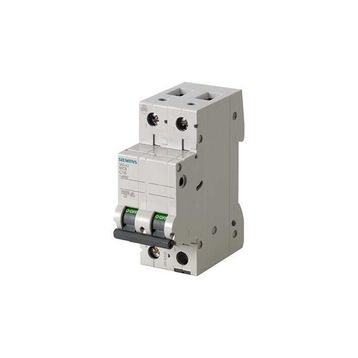 Siemens 5SL4202-7 10kA 2A 2 Fazlı C Tipi Yavaş Karakterli Otomat Anahtarlı Otomatik Sigorta