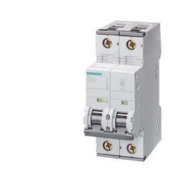 Siemens 5SL4216-7 10kA 16A 2 Fazlı C Tipi Yavaş Karakterli Otomat Anahtarlı Otomatik Sigorta