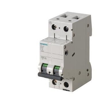 Siemens 5SL4220-7 10kA 20A 2 Fazlı C Tipi Yavaş Karakterli Otomat Anahtarlı Otomatik Sigorta
