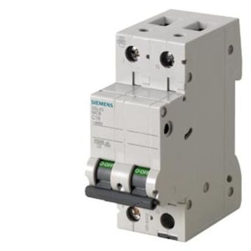 Siemens 5SL4516-7 1 Faz ve Nötr Kesmeli 16A C Tipi Yavaş Karakterli 10 kA Anahtarlı Otomatik Sigorta