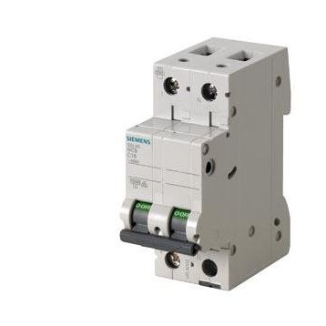 Siemens 5SL4550-7 1 Faz ve Nötr Kesmeli 50A C Tipi Yavaş Karakterli 10kA Anahtarlı Otomatik Sigorta