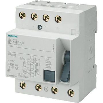Siemens 5SM3348-0 30 mA 3x100 A Hata AkımIı Koruma Anahtarı