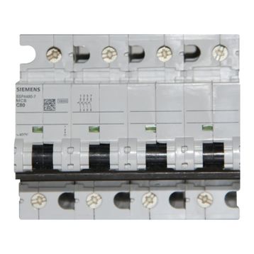 Siemens 5SP4480-7 3x80A Nötr Otomatik Sigorta
