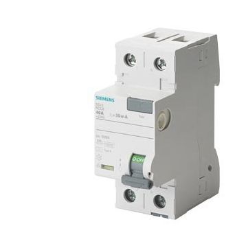 Siemens 5SV3612-6 25A 300mA 230V 1Faz Kaçak Akım Rölesi