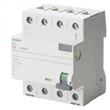 Siemens 5SV3646-6 63A 300mA 230V 3Faz Kaçak Akım Rölesi