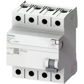 Siemens 5SV5646-6 4x63A 300MA Kaçak Akım Koruma Rölesi