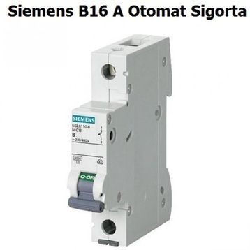 Siemens B16 16 Amper Otomat Sigorta