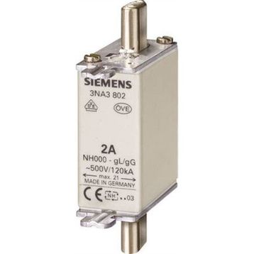 Siemens Boy 000 NH Bıçaklı 63A Sigorta Buşonu
