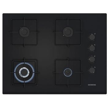Siemens EO7C6HP30O 67 cm Siyah Cam Doğaz Gaz Ankastre Ocak