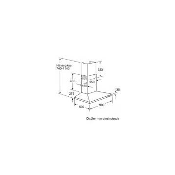 Siemens LC40955 Ankastre Davlumbaz