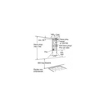 Siemens LC40955 Ankastre Davlumbaz