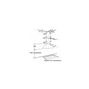 Siemens LC40955 Ankastre Davlumbaz