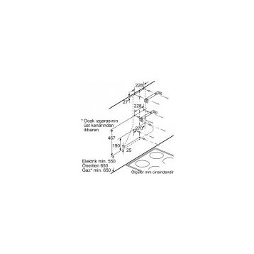 Siemens LC64WA221 Davlumbaz