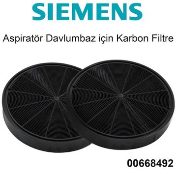 Siemens Uyumlu LC8K955/01 Davlumbaz Aspiratör Karbon Filtresi